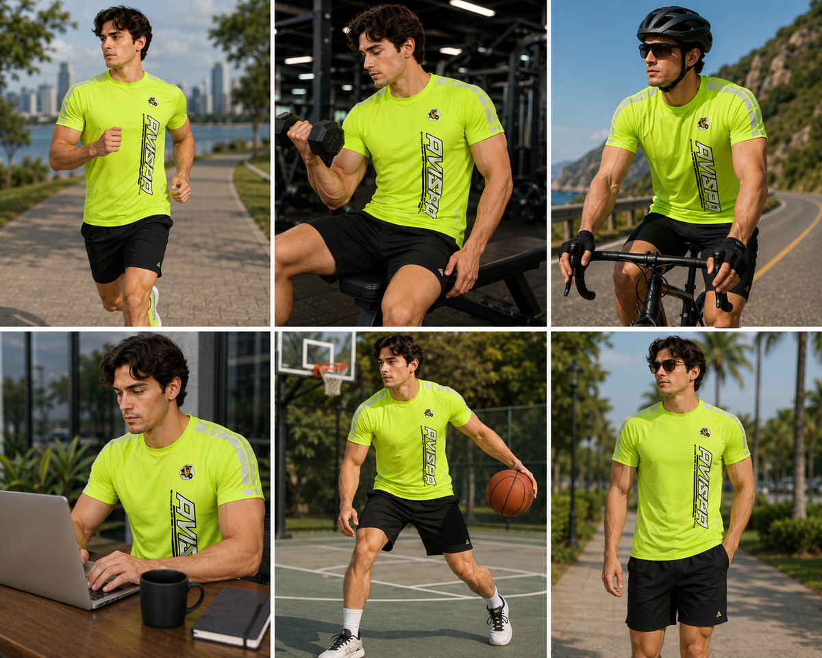 Neon Green Fitted T-Shirt