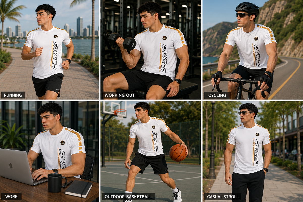 White Fitted T-Shirt