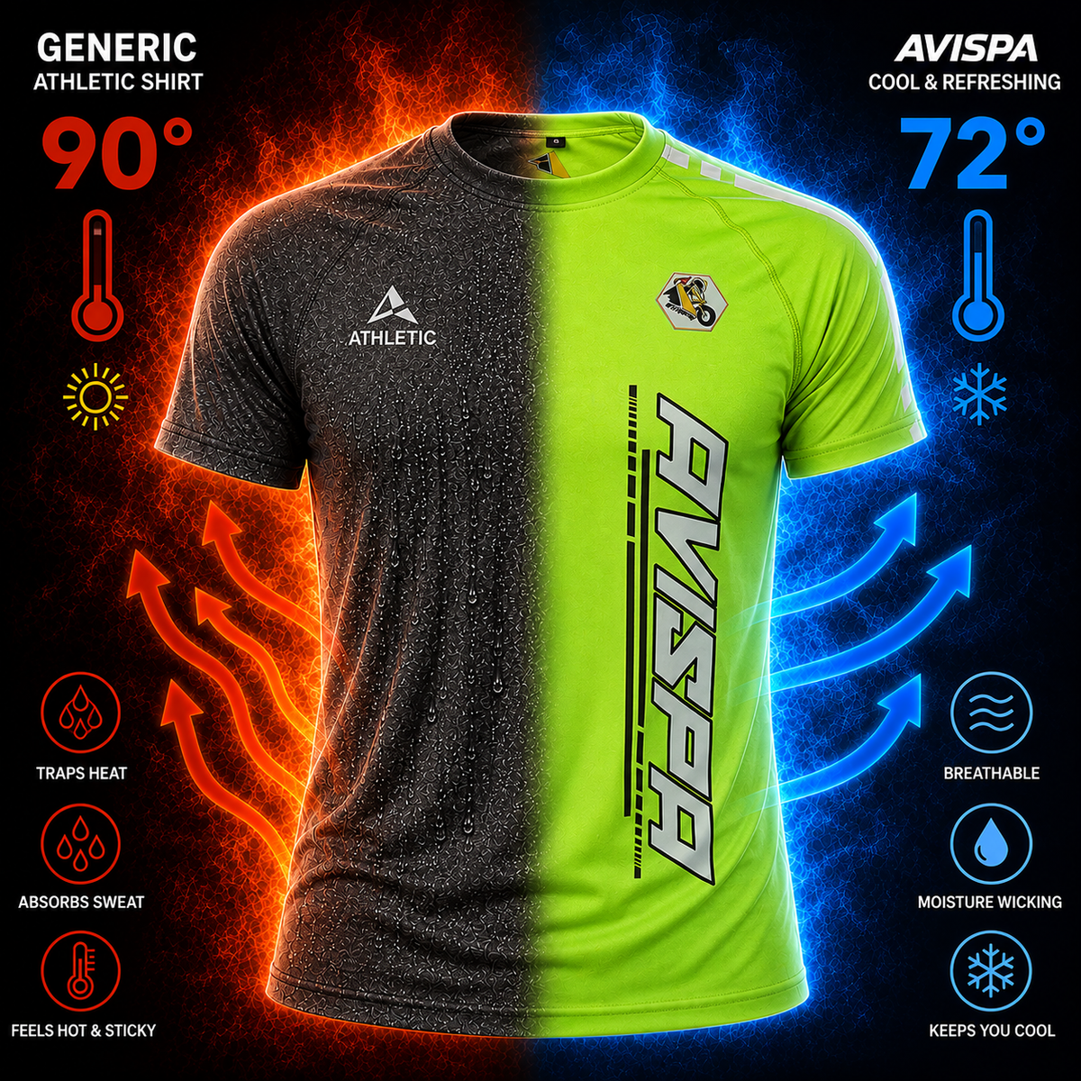 Neon Green Fitted T-Shirt