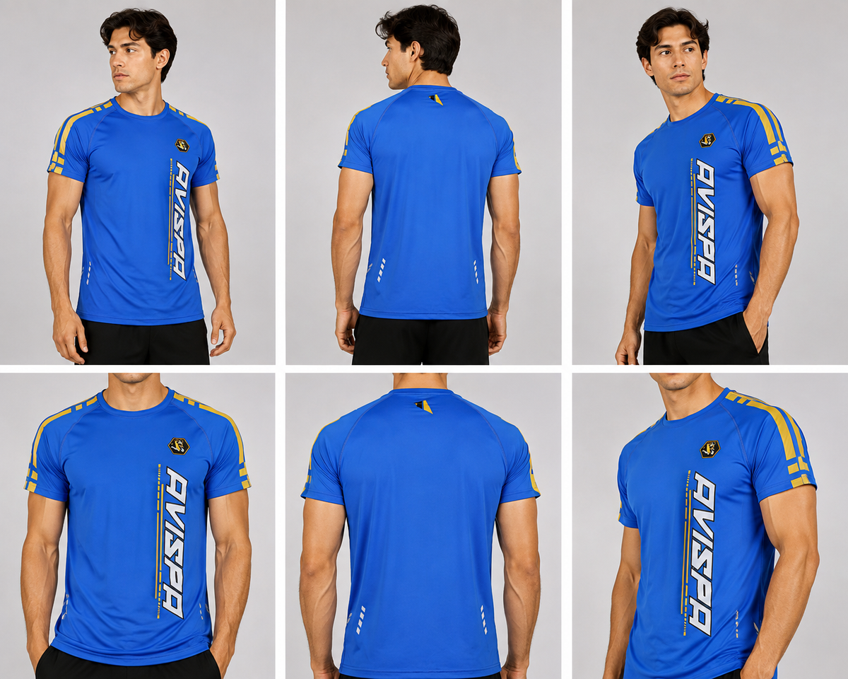 Royal Blue Fitted T-Shirt