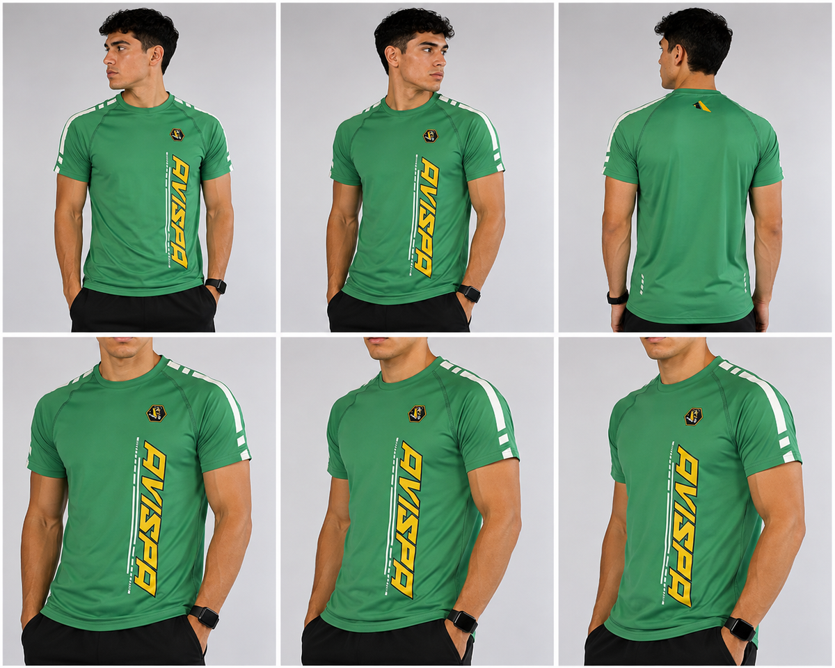 Green Fitted T-Shirt