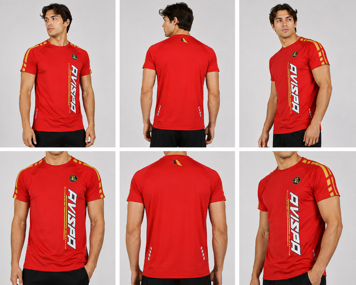 Red Fitted T-Shirt