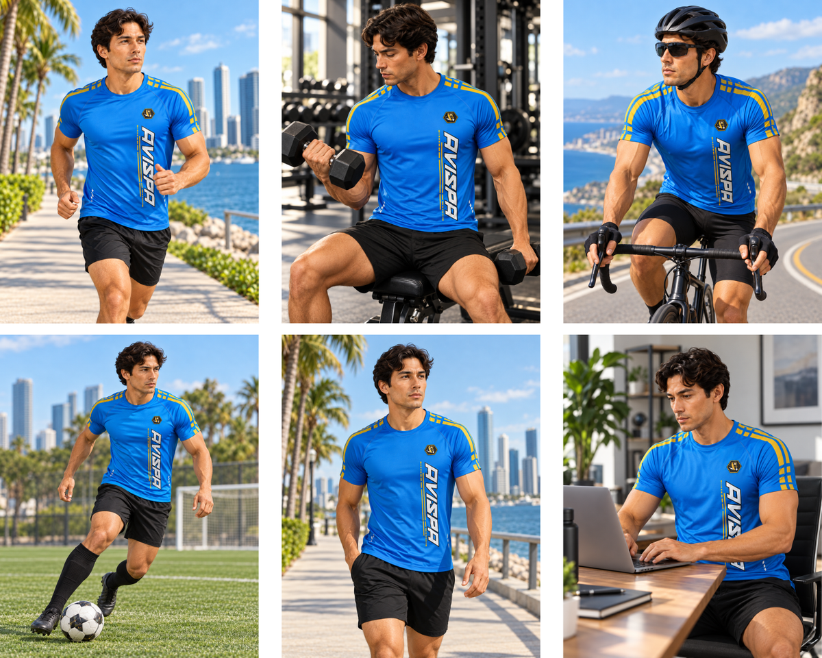 Royal Blue Fitted T-Shirt
