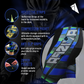 Blue and Green Cycling Shorts