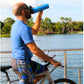 Stainless Steel Water Bottle Navy Blue