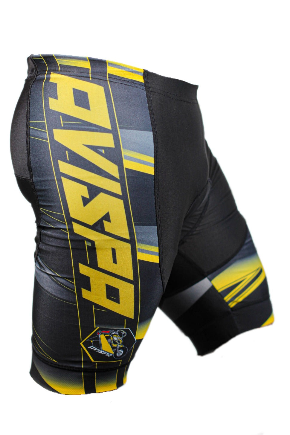 Gold and Black Cycling Shorts