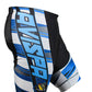 White and Blue Cycling Shorts