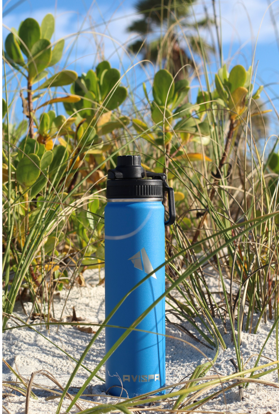 Stainless Steel Water Bottle Navy Blue